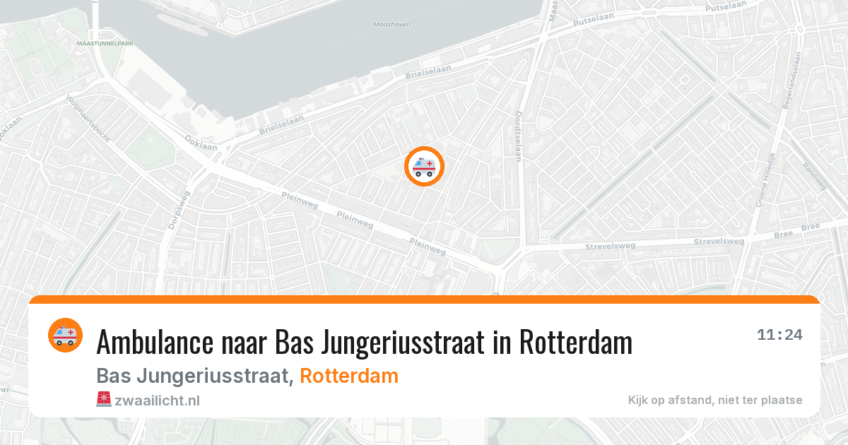 Ambulance naar Bas Jungeriusstraat in Rotterdam — 29 jan 2026