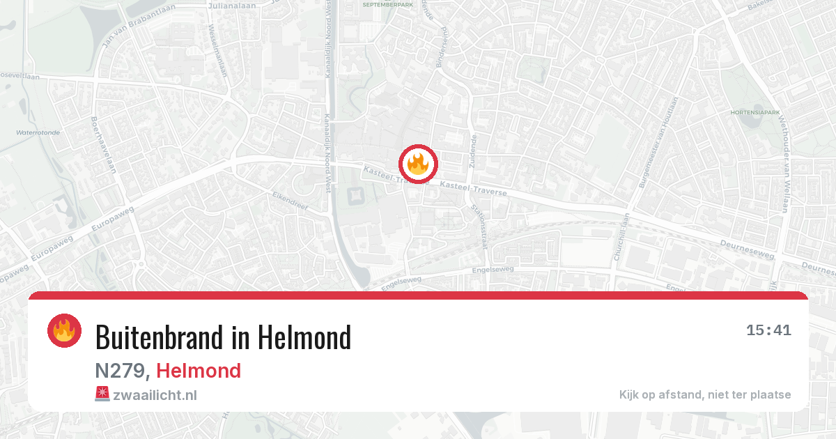 Buitenbrand in Helmond — 10 aug 2026