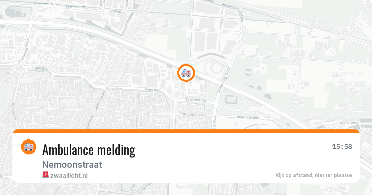 Ambulance melding — 5 mei 2026