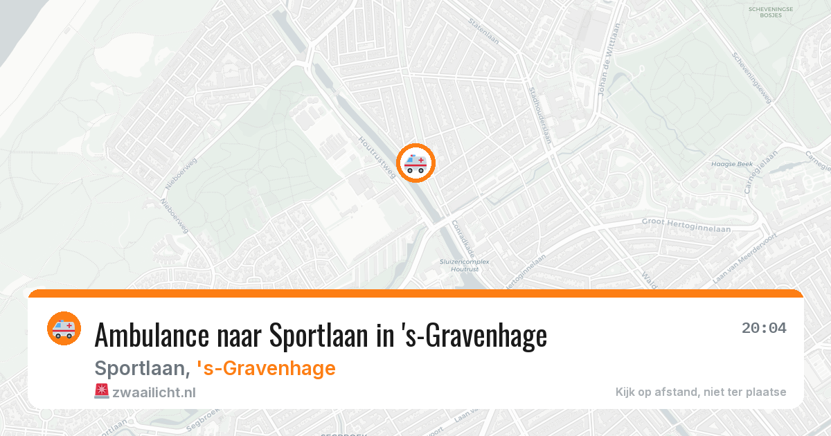 Ambulance naar Sportlaan in 's-Gravenhage — 29 jan 2026