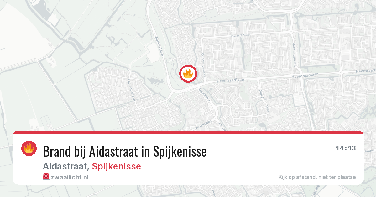 Brand bij Aidastraat in Spijkenisse — 28 jun 2026