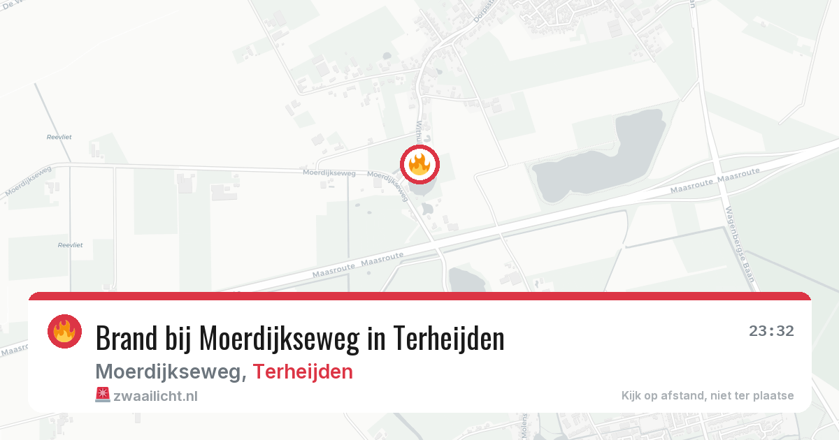 Brand bij Moerdijkseweg in Terheijden — 31 mei 2026