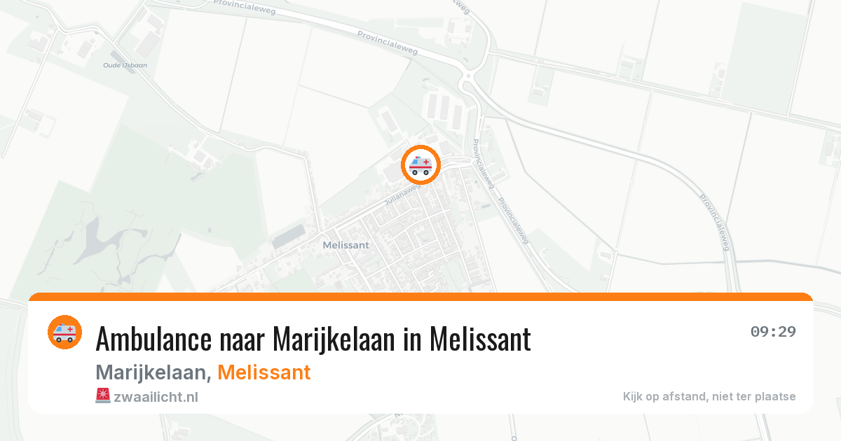 Ambulance naar Marijkelaan in Melissant — 22 mei 2026
