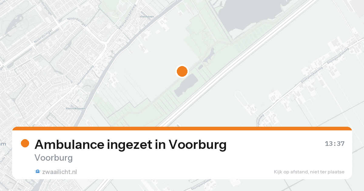 Ambulance ingezet in Voorburg — 15 aug 2026