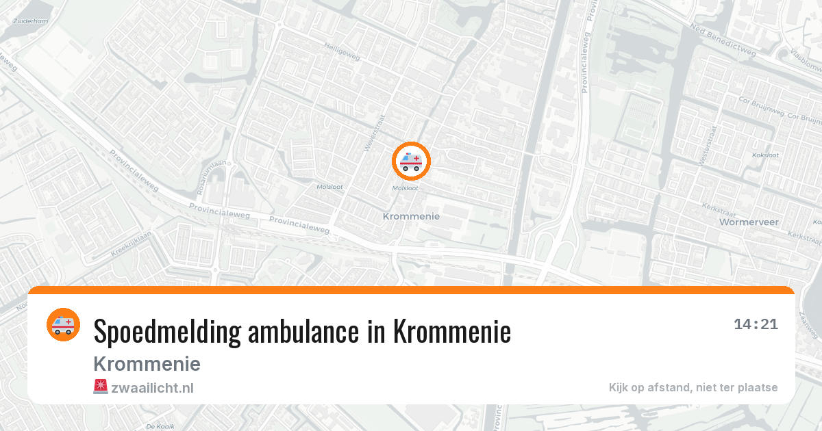 Spoedmelding ambulance in Krommenie — 26 jun 2026