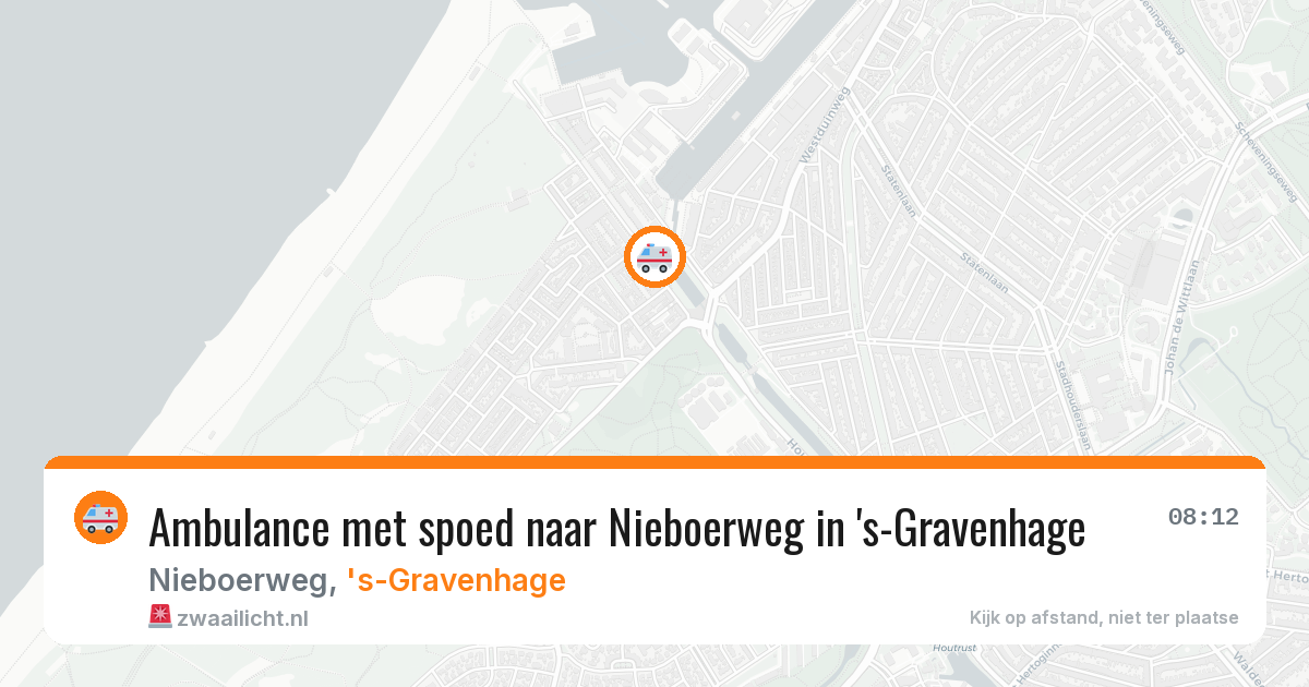 Ambulance met spoed naar Nieboerweg in 's-Gravenhage — 18 jan 2026