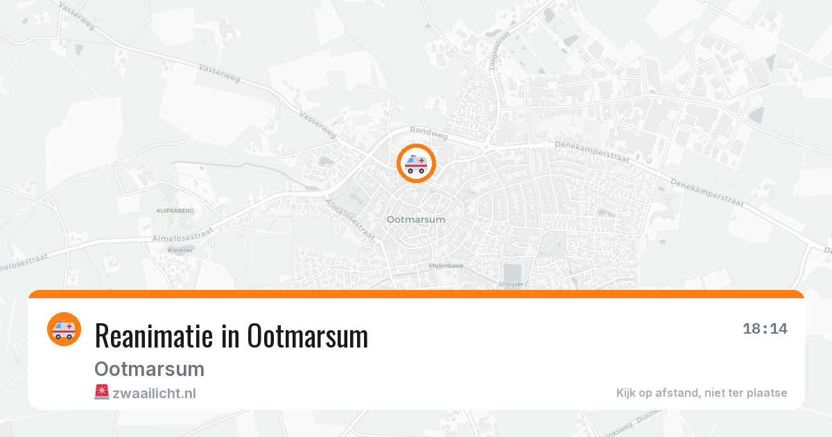 Reanimatie in Ootmarsum — 8 apr 2026