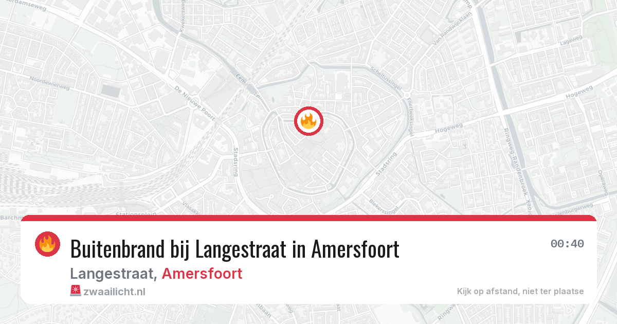Buitenbrand bij Langestraat in Amersfoort — 5 mei 2026
