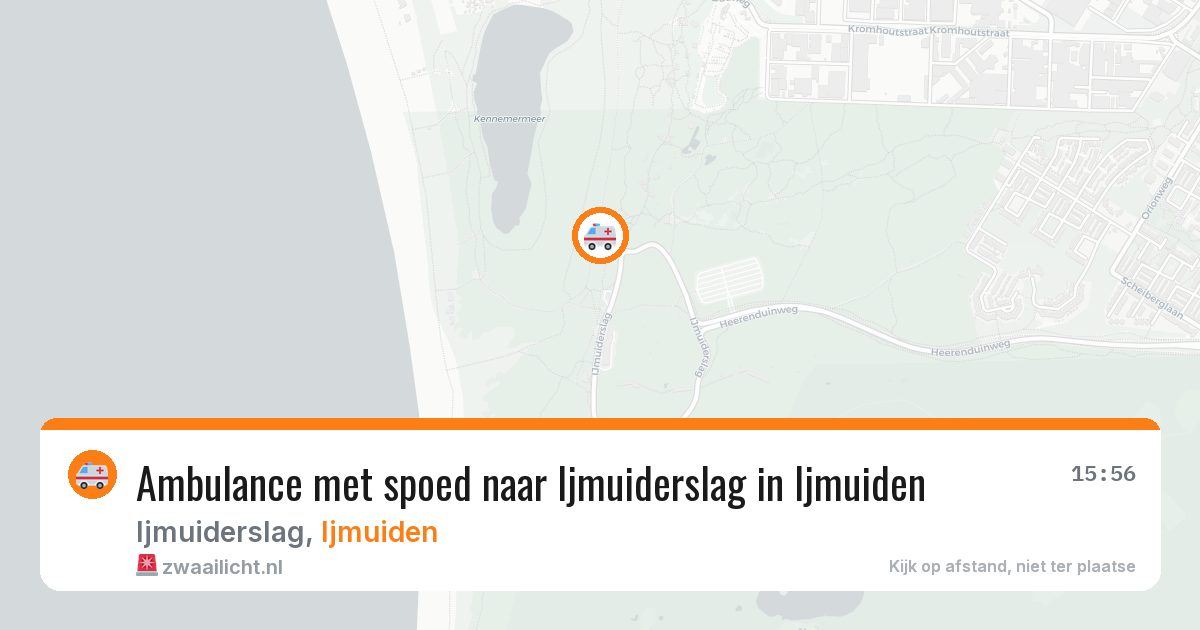 Ambulance met spoed naar Ijmuiderslag in Ijmuiden — 22 jun 2026