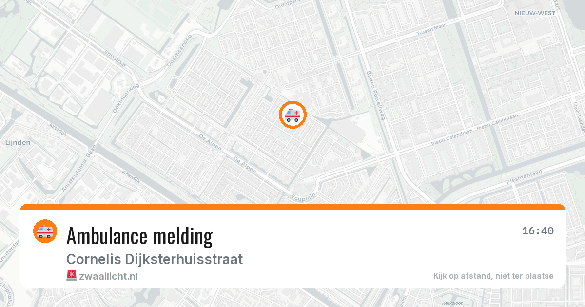 Ambulance melding — 27 jun 2026