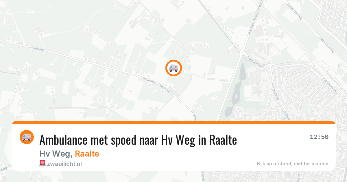 Ambulance met spoed naar Hv Weg in Raalte — 4 jun 2026