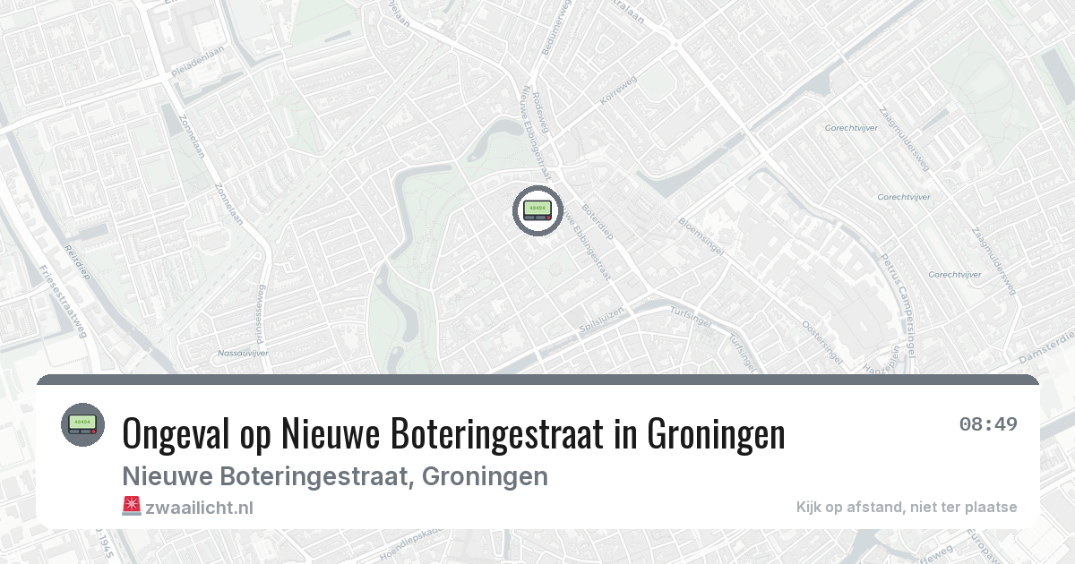 Ongeval op Nieuwe Boteringestraat in Groningen — 27 feb 2026