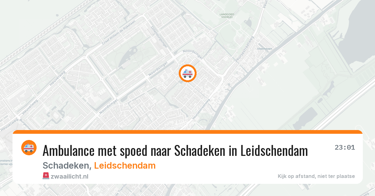 Ambulance met spoed naar Schadeken in Leidschendam — 17 jan 2026