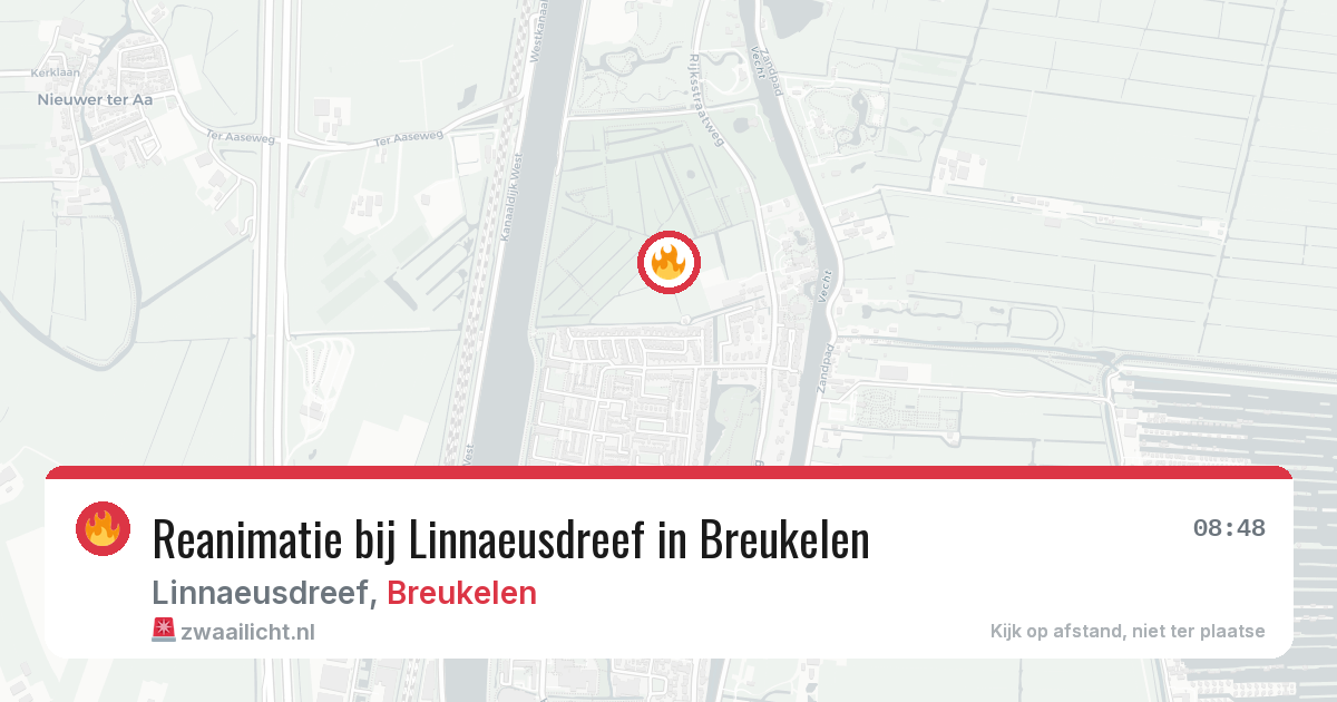 Reanimatie bij Linnaeusdreef in Breukelen — 17 jun 2026