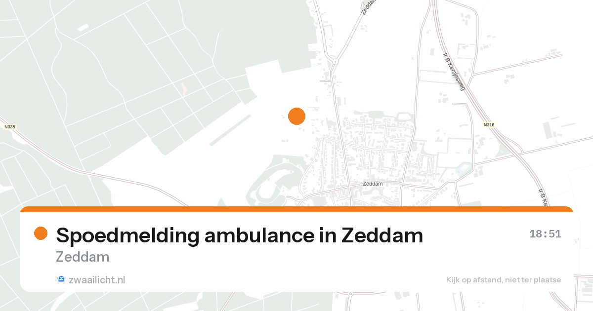 Spoedmelding ambulance in Zeddam — 23 aug 2026