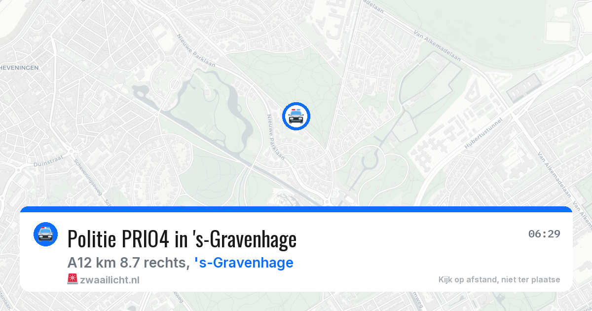 Politie PRIO4 in 's-Gravenhage — 25 mrt 2026 | 🚨 Zwaailicht.nl