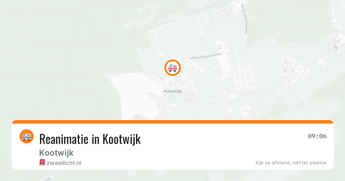 Reanimatie in Kootwijk — 2 aug 2026