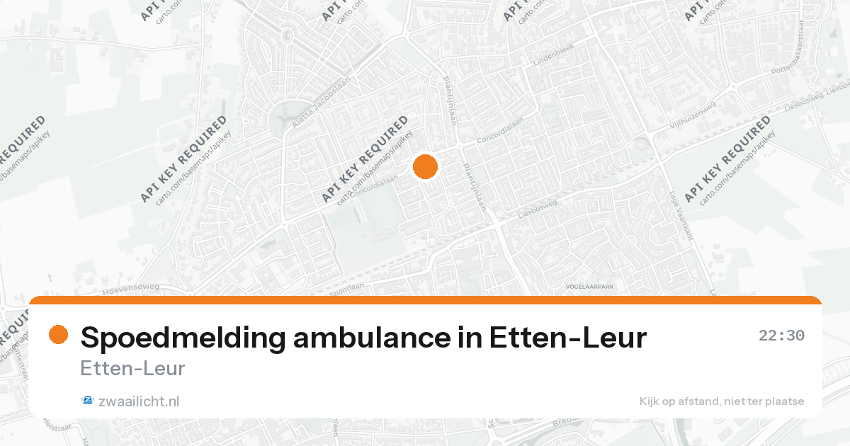 Spoedmelding ambulance in Etten-Leur — 24 aug 2026