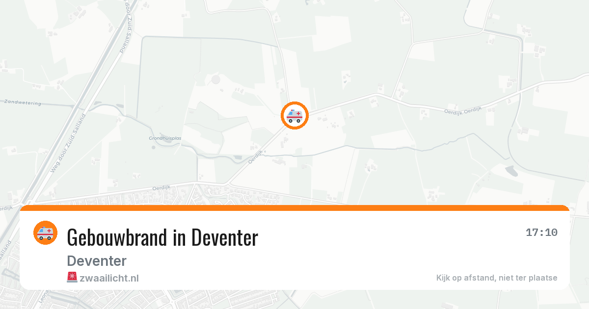 Gebouwbrand in Deventer — 15 mei 2026