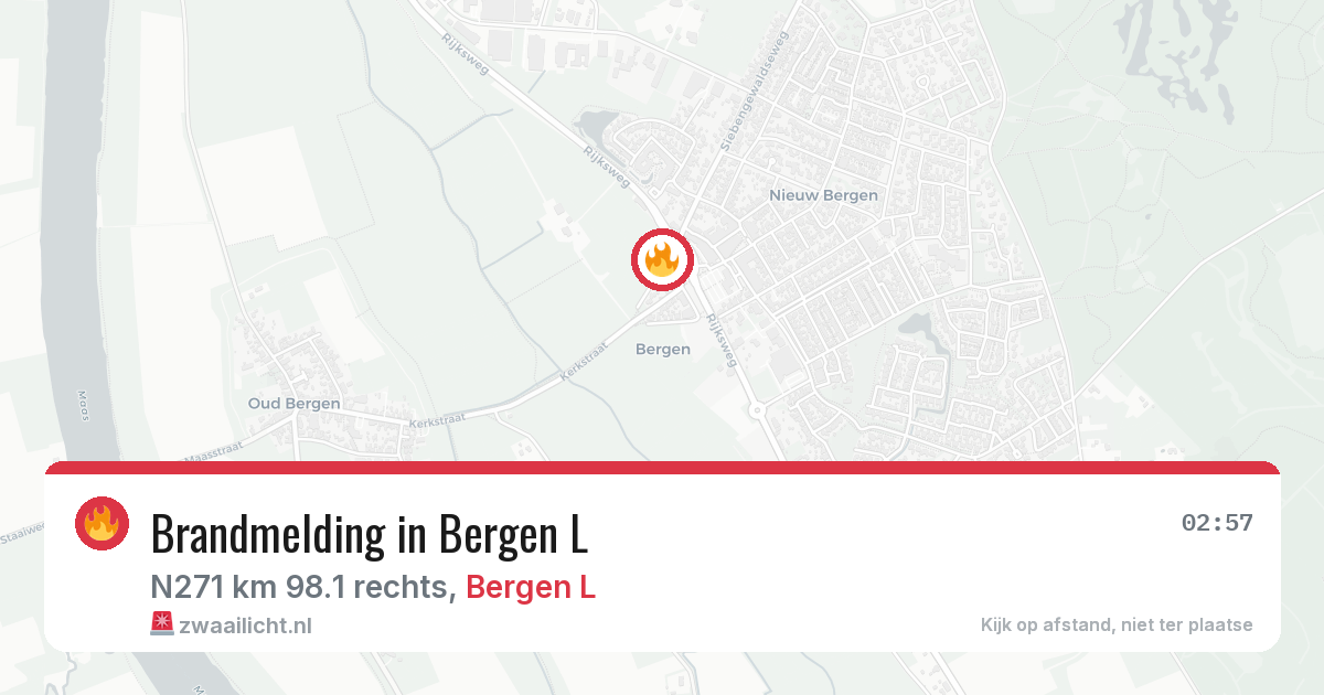Brandmelding in Bergen L — 28 jun 2026