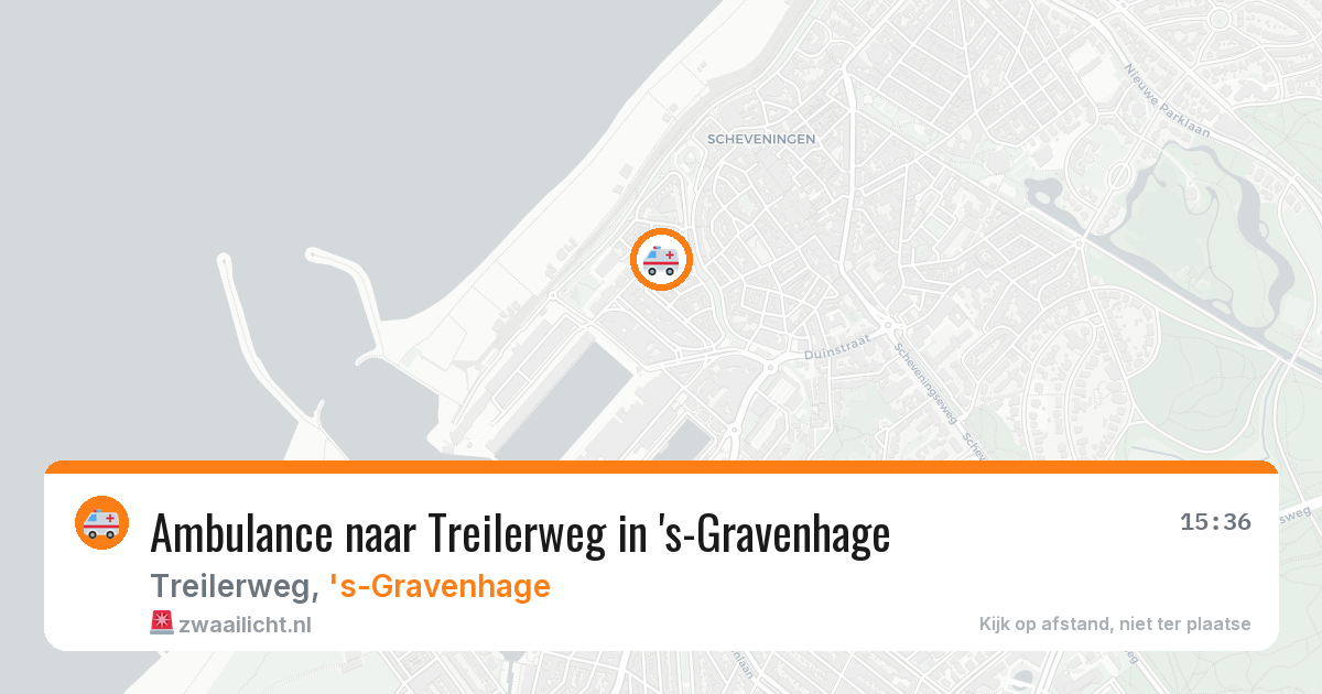 Ambulance naar Treilerweg in 's-Gravenhage — 22 mrt 2026
