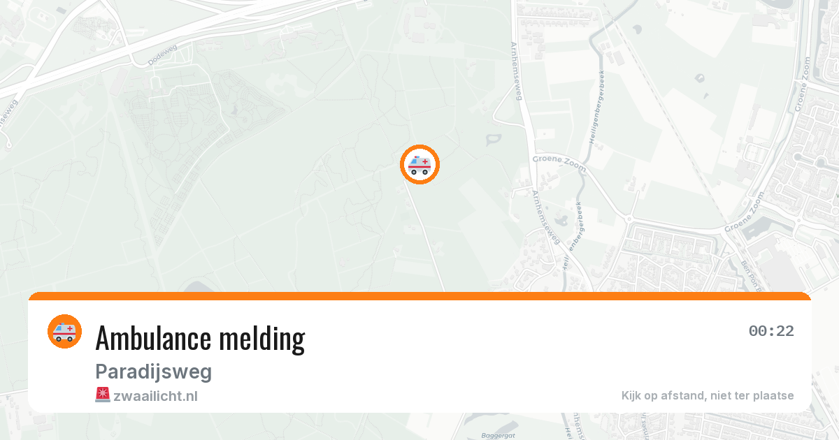 Ambulance melding — 29 jan 2026