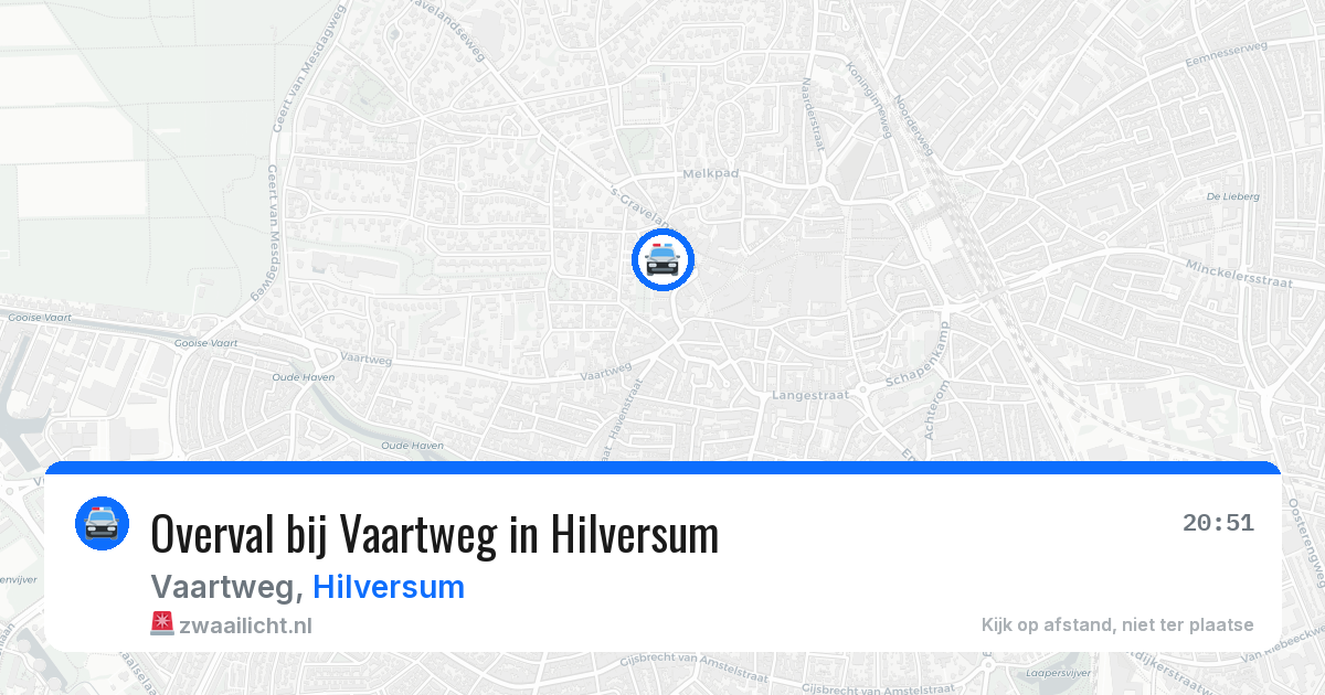 Overval bij Vaartweg in Hilversum — 4 jul 2026