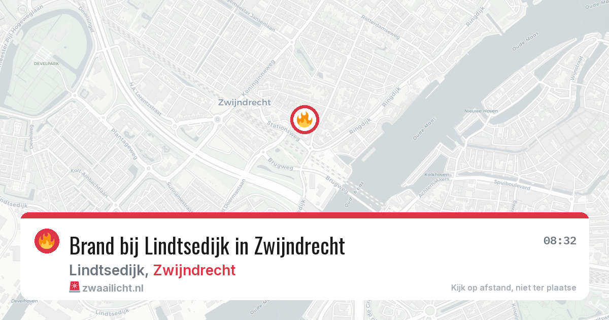 Brand bij Lindtsedijk in Zwijndrecht — 30 jun 2026
