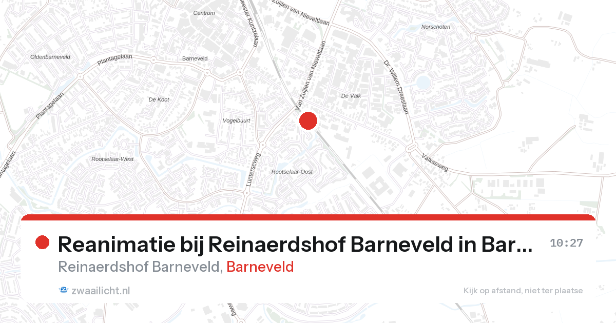 Reanimatie bij Reinaerdshof Barneveld in Barneveld — 16 mei 2026