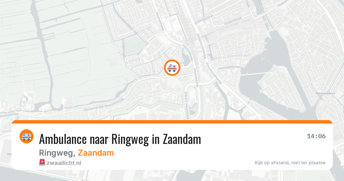 Ambulance naar Ringweg in Zaandam — 6 jun 2026