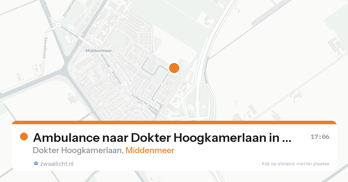 Ambulance naar Dokter Hoogkamerlaan in Middenmeer — 31 jan 2026