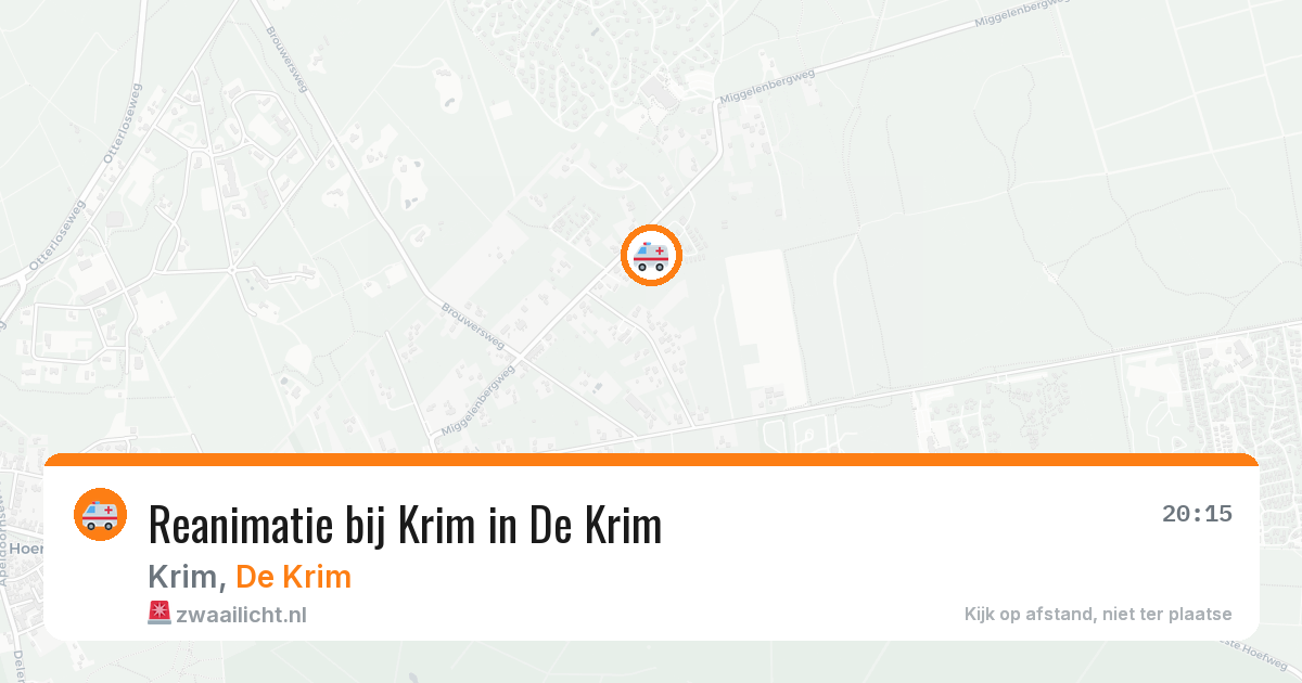 Reanimatie bij Krim in De Krim — 16 jun 2026