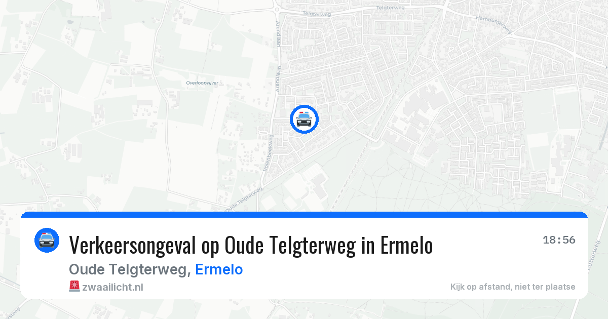 Verkeersongeval op Oude Telgterweg in Ermelo — 30 jun 2026