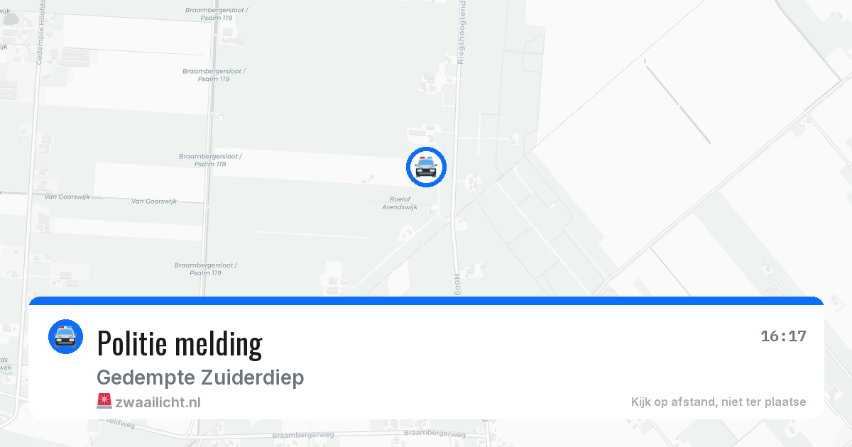 Politie melding — 5 mei 2026