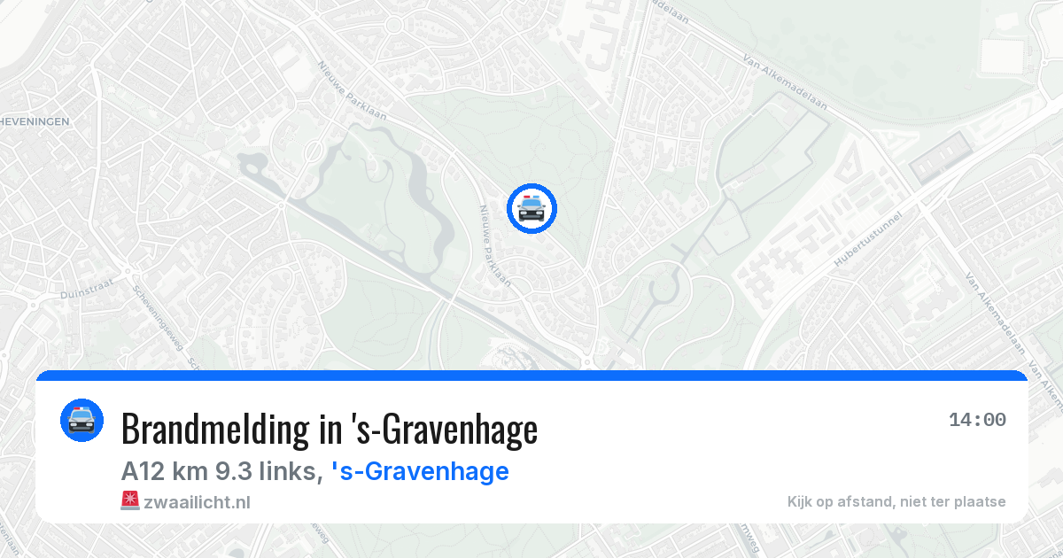 Brandmelding in 's-Gravenhage — 26 mrt 2026