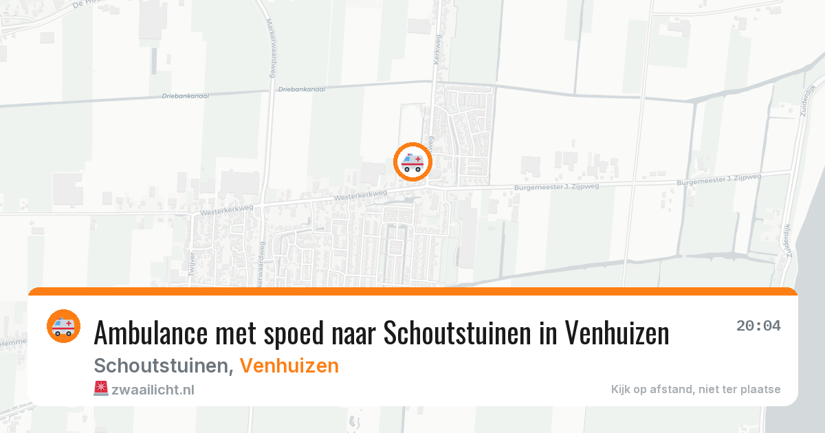 Ambulance met spoed naar Schoutstuinen in Venhuizen — 13 apr 2026