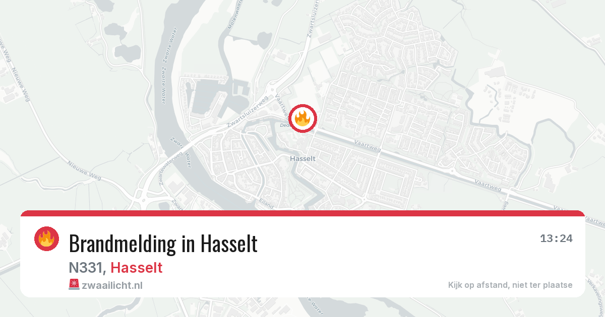 Brandmelding in Hasselt — 16 mei 2026