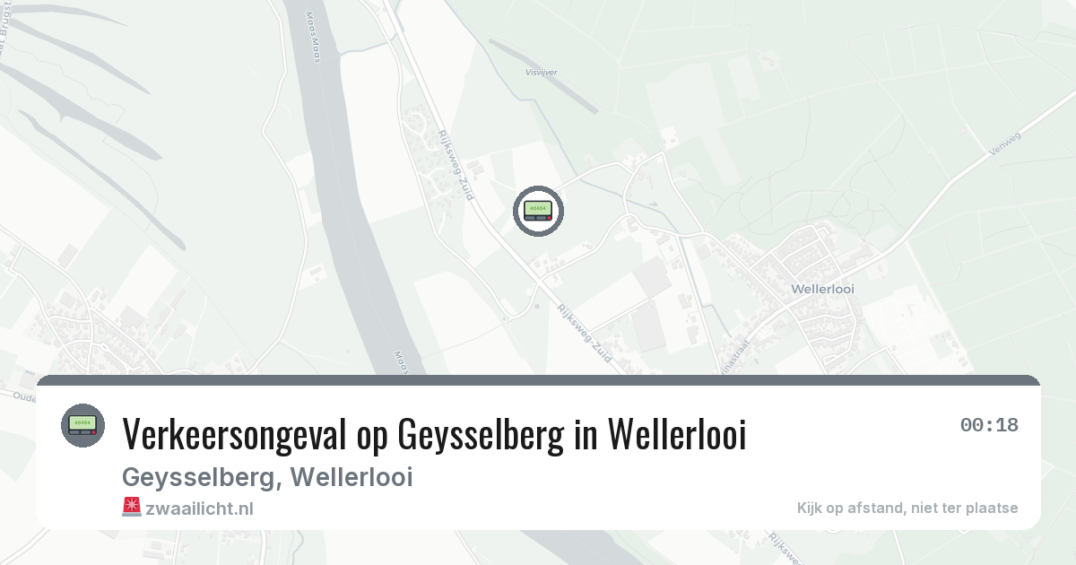 Verkeersongeval op Geysselberg in Wellerlooi — 9 jul 2026