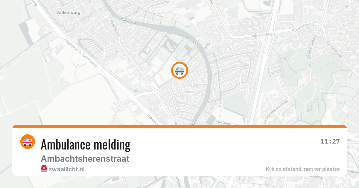 Ambulance melding — 21 jan 2026