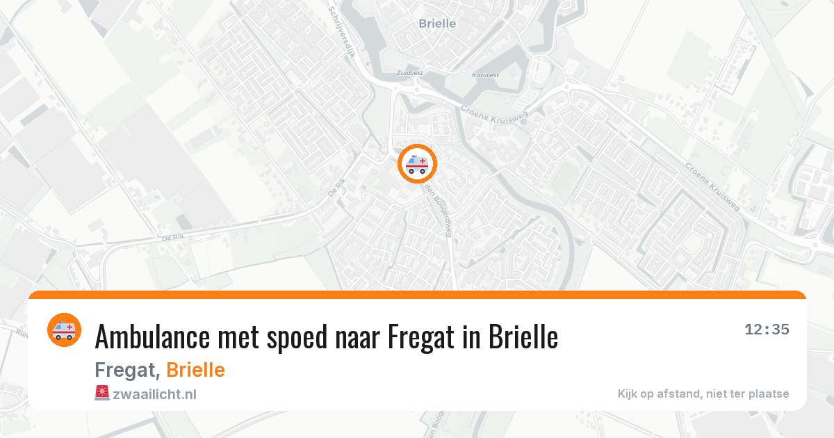 Ambulance met spoed naar Fregat in Brielle — 22 jun 2026