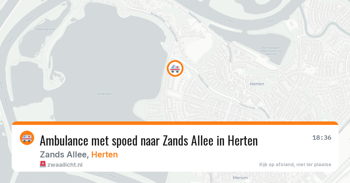 Ambulance met spoed naar Zands Allee in Herten — 27 jan 2026