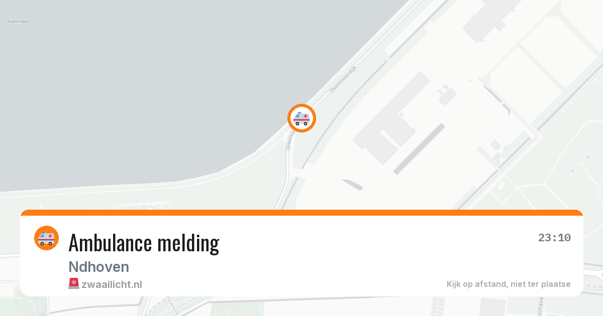 Ambulance melding — 18 apr 2026