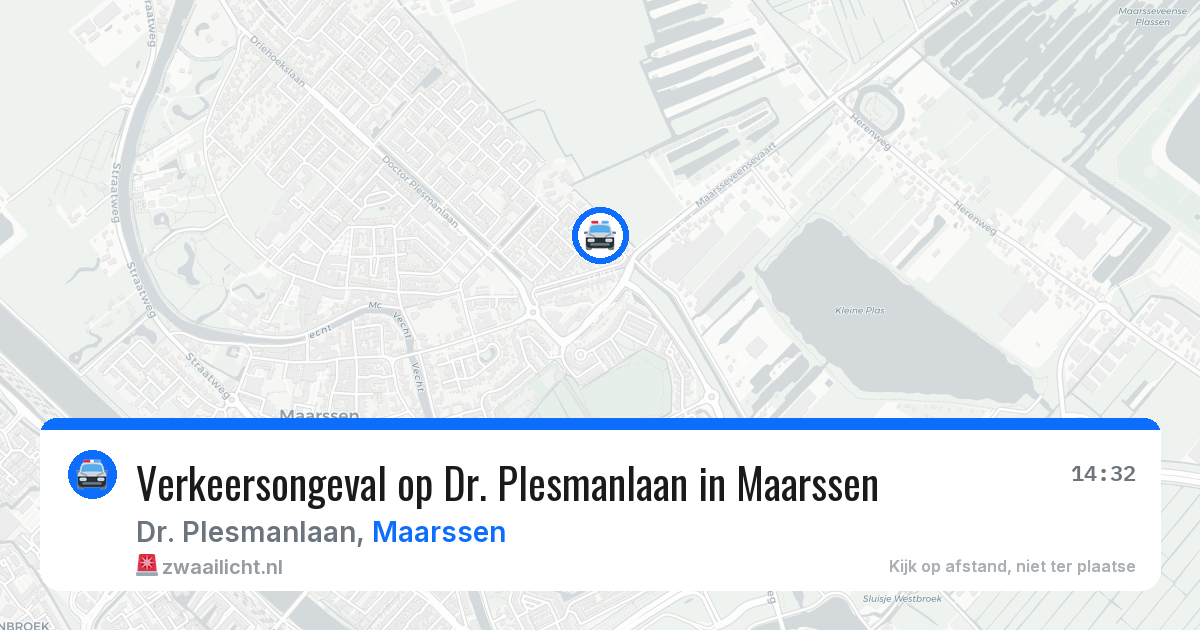 Verkeersongeval op Dr. Plesmanlaan in Maarssen — 11 jun 2026