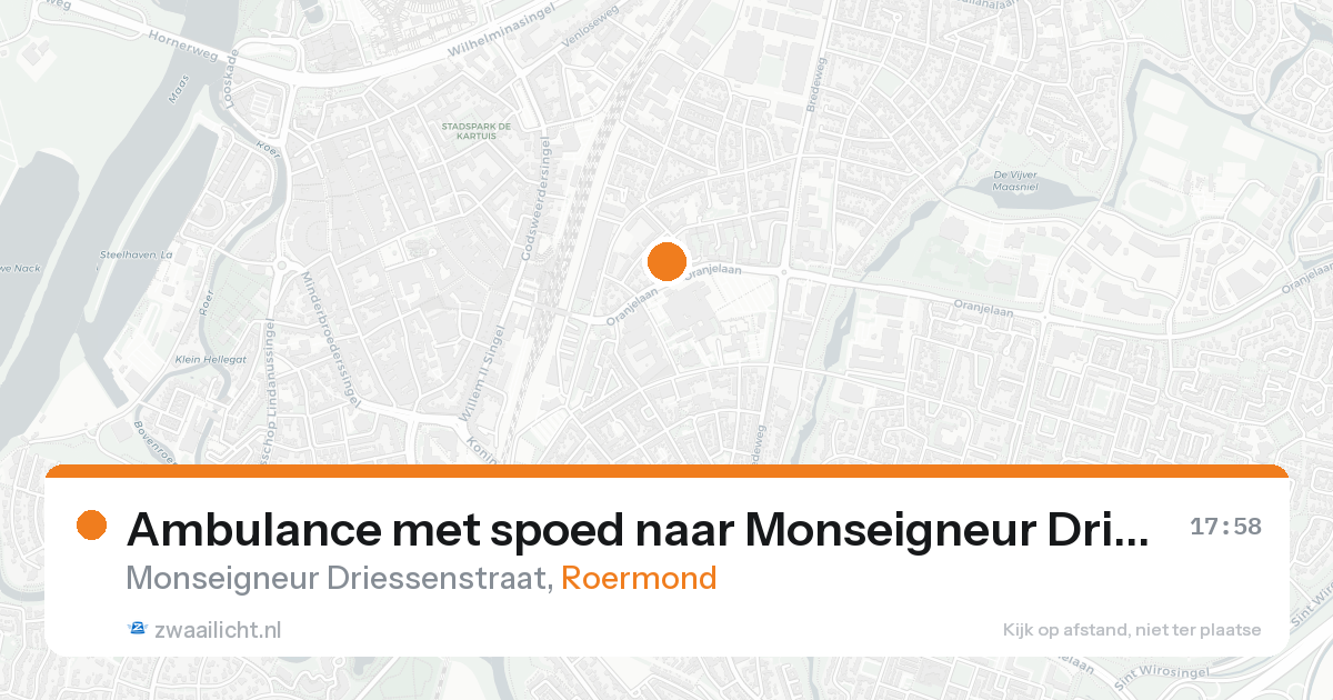 Ambulance met spoed naar Monseigneur Driessenstraat in Roermond — 7 feb 2026