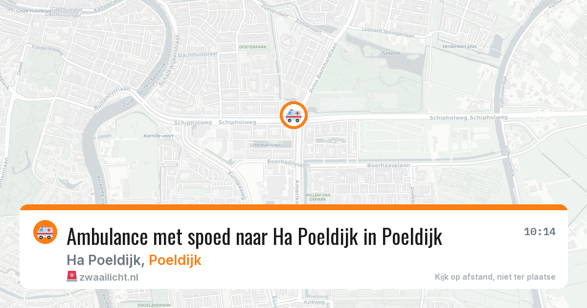 Ambulance met spoed naar Ha Poeldijk in Poeldijk — 12 feb 2026