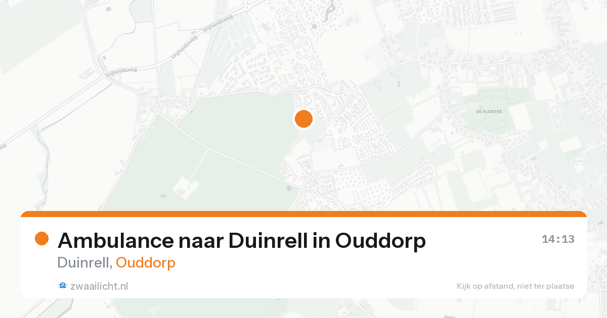 Ambulance naar Duinrell in Ouddorp — 31 jan 2026
