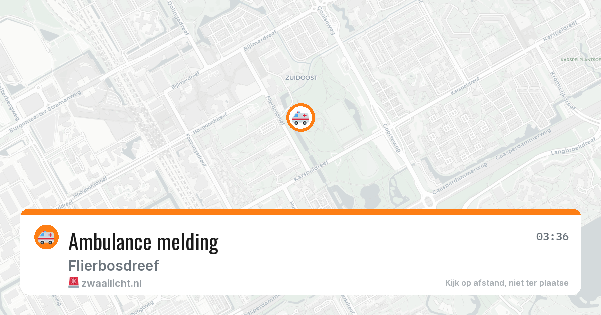 Ambulance melding — 26 jun 2026