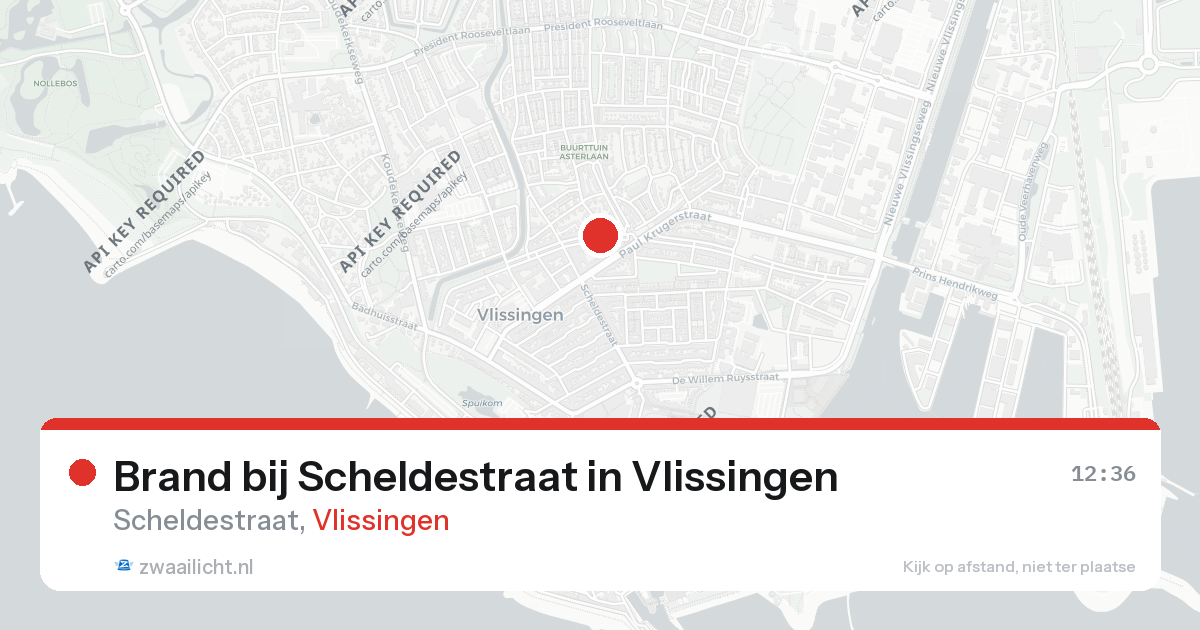 Brand bij Scheldestraat in Vlissingen — 26 aug 2026