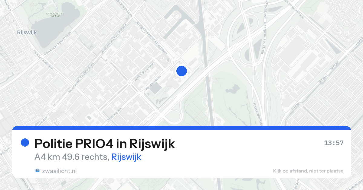 Politie PRIO4 in Rijswijk — 21 aug 2026 | 🚨 Zwaailicht.nl