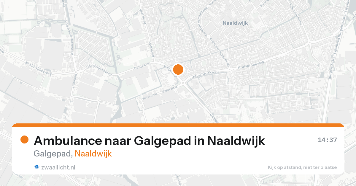Ambulance naar Galgepad in Naaldwijk — 8 feb 2026